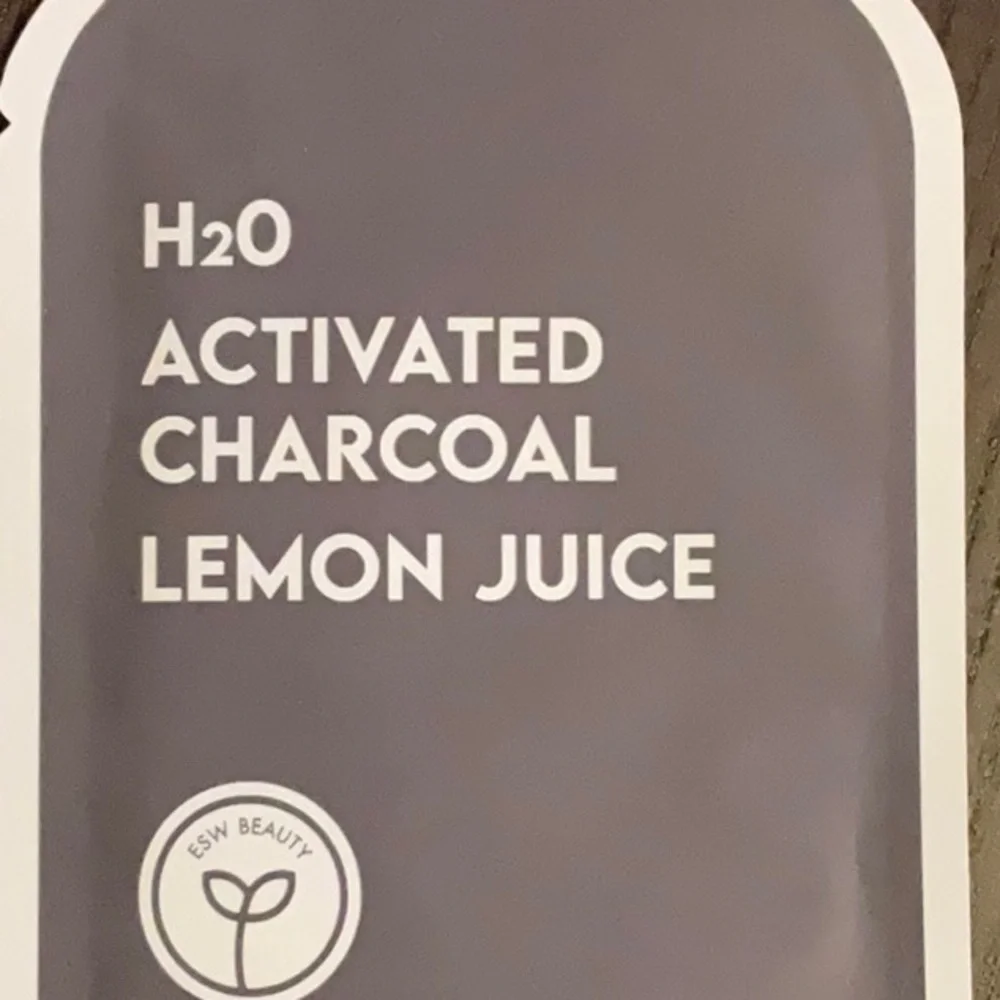 ESW Beauty H2O Activated Charcoal Lemon Juice Mask